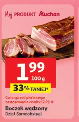 Auchan Boczek wędzony oferta