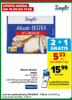 Carrefour Express Masło Simpl oferta