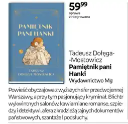 Empik Pamiętnik pani Hanki Tadeusz Dołęga-Mostowicz oferta