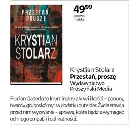 Empik Przestań, proszę Krystian Stolarz oferta