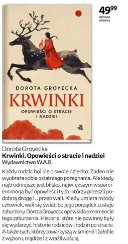 Empik Krwinki. Opowieści o stracie i nadziei Dorota Groyecka oferta