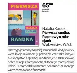 Empik Pierwsza randka. Rozmowy o rela- cjach Natalia Kusiak oferta