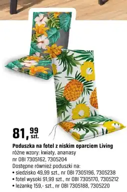 OBI Poduszka na fotel z niskim oparciem Living oferta