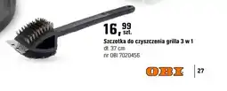 OBI Szczotka do czyszczenia grilla 3 w 1 oferta