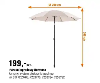 OBI Parasol ogrodowy Hermosa oferta