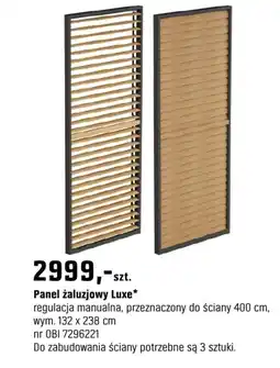 OBI Panel żaluzjowy Luxe oferta
