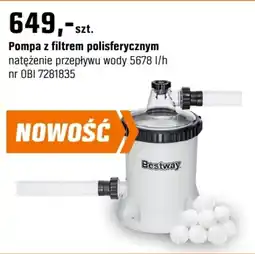 OBI Pompa z filtrem polisferycznym oferta