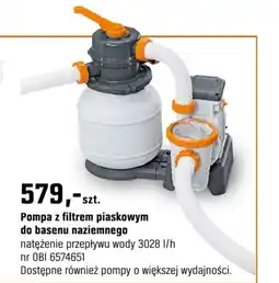 OBI Pompa z filtrem piaskowym do basenu naziemnego oferta