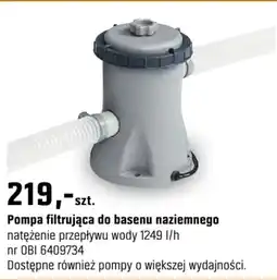 OBI Pompa filtrująca do basenu naziemnego oferta