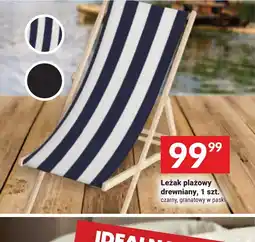 Twój Market Leżak plażowy drewniany oferta