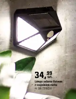 OBI Lampa solarna Batman z czujnikiem ruchu oferta