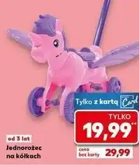Kaufland Jednorożec na kółkach oferta