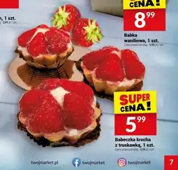 Twój Market Babeczka krucha z truskawką oferta
