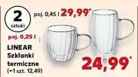 Kaufland Szklanki termiczne 450 ml Linear oferta