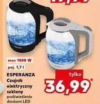 Kaufland Czajnik szklany Esperanza oferta