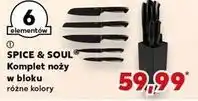 Kaufland Komplet noży w bloku Spice&Soul oferta