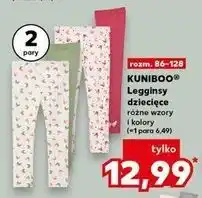 Kaufland Legginsy dziewczęce 86-128 Kuniboo oferta