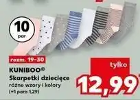 Kaufland Skarpetki niemowlęce 19-30 Kuniboo oferta