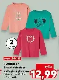 Kaufland Bluzka dziewczęca z długim rękawem 86-116 cm Kuniboo oferta