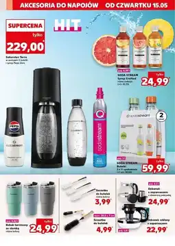 Kaufland Zestaw: urządzenie sst terra czarny + cylinder cqc butelka Sodastream oferta