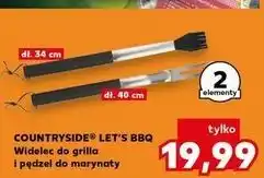 Kaufland Widelec do grilla + pędzel marynaty K-Classic Let's Bbq oferta