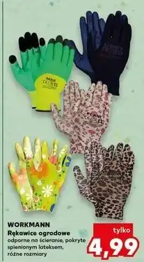 Kaufland Rękawice ogrodowe Workmannn oferta