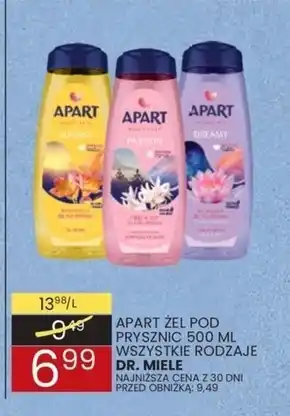 Wafelek Żel pod prysznic Apart oferta