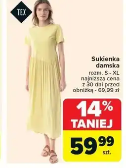 Carrefour Sukienka damska TEX oferta