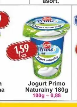 Społem Zott Primo Jogurt naturalny 180 g oferta