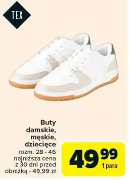 Carrefour Buty TEX oferta
