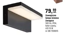 OBI Zewnętrzna lampa ścienna Zaragoza oferta