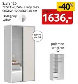Black Red White Szafa 120 ZESTAW_246 - szafy Flex oferta