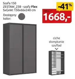 Black Red White Szafa 150 ZESTAW_238 - szafy Flex oferta