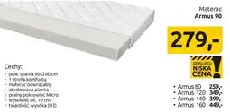 Black Red White Materac Armus 90 oferta