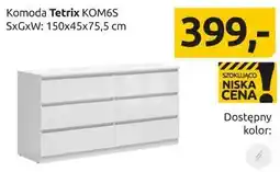 Black Red White Komoda Tetrix KOM6S oferta