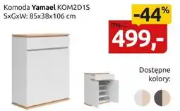 Black Red White Komoda Yamael KOM2D1S oferta