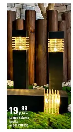 OBI Lampa solarna kostka oferta