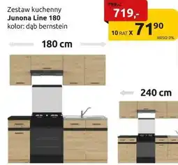 Black Red White Zestaw kuchenny Junona Line 180 kolor: dąb bernstein oferta