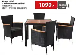 Black Red White Zestaw mebli z technorattanu Kordoba II oferta