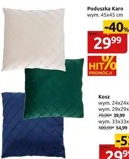 Black Red White PODUSZKA DEKORACYJNA KARO 45x45cm oferta