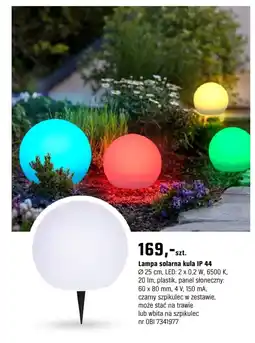 OBI Lampa solarna kula IP 44 oferta