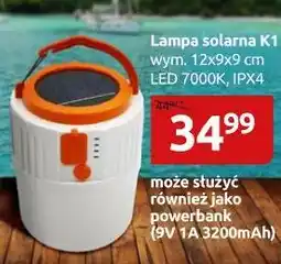 Black Red White Lampa SOLARNA K1 oferta