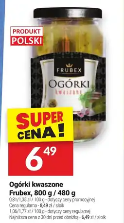 Twój Market Ogórki kwaszone Frubex oferta