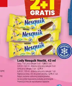 Twój Market Lody Nesquik Nestlé oferta