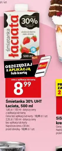 Twój Market Smietanka Laciata 30% UHT oferta