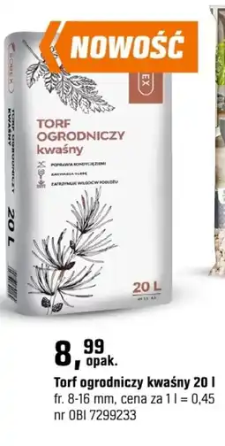 OBI Torf ogrodniczy kwaśny oferta