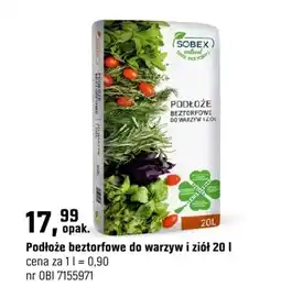 OBI Podłoże beztorfowe do warzyw i ziół oferta