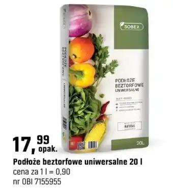 OBI Podłoże beztorfowe uniwersalne oferta