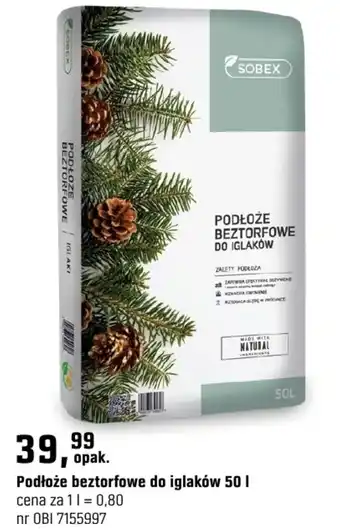 OBI Podłoże beztorfowe do iglaków oferta