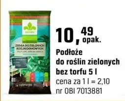 OBI Podłoże do roślin zielonych bez torfu oferta
